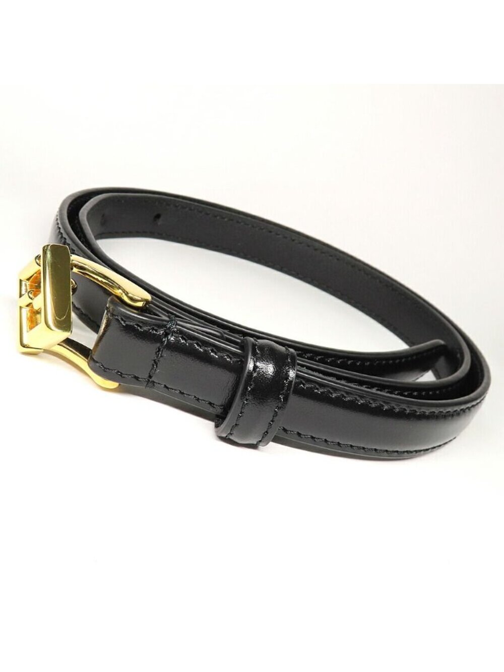 Fendi FF Diamond Belt 1.5 cm Black Cles - Picture 3 of 9